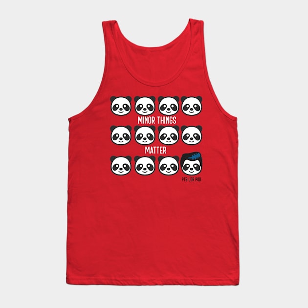 Minor Things Matter - Kids Panda Tank Top by PassingTheBaton